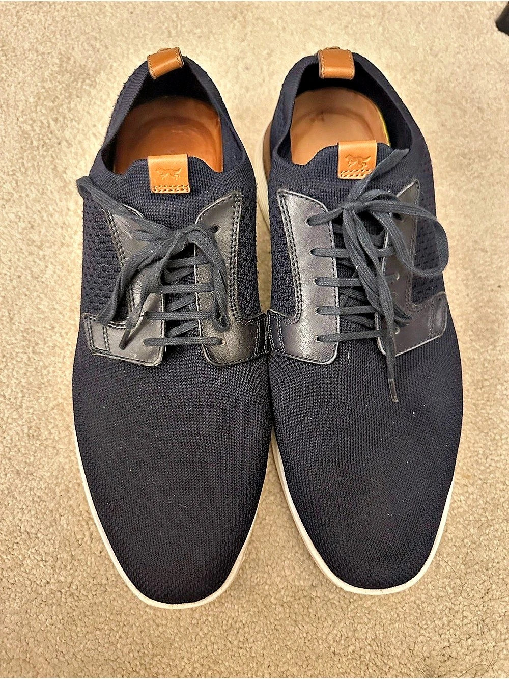 Wolf & Shepherd Swift Knit Navy Blue Mens Size 12. Worn once indoors only!